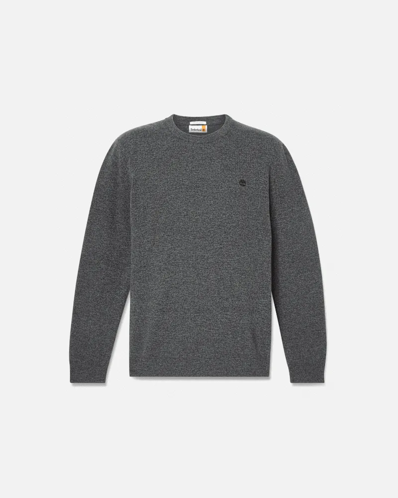 Timberland Timberland Cohas Brook Rundhalspullover aus Merinowolle für Herren in Grau, Herren, Grau, Größe Grau