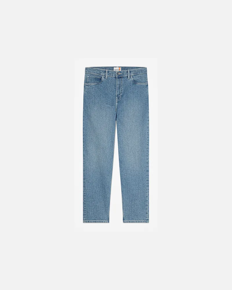 Timberland Bequeme Stretch-Jeans mit schmal zulaufendem Bein für Herren in Hellblau, Herren, Blau, Größe Blau