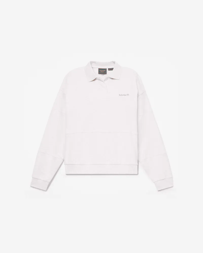Timberland Rugby-Polo-Sweatshirt für Damen in Hellbeige, Damen, Beige, Größe Beige