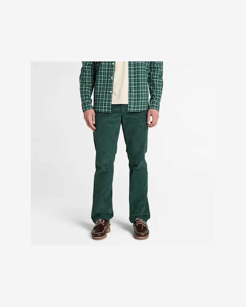 Timberland Littleton Cordhose mit 5 Taschen für Herren in Dunkelgrün, Herren, Grün, Größe Grün