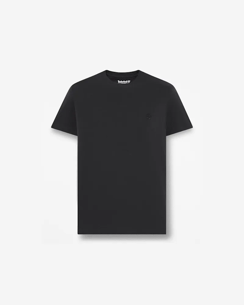 Timberland Dunstan River Kurzarm-T-Shirt mit schmaler Passform für Herren in Schwarz, Herren, Schwarz, Größe Schwarz