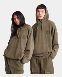 Timberland All Gender x CLOT Future73 Hoodie in Dunkel Grün