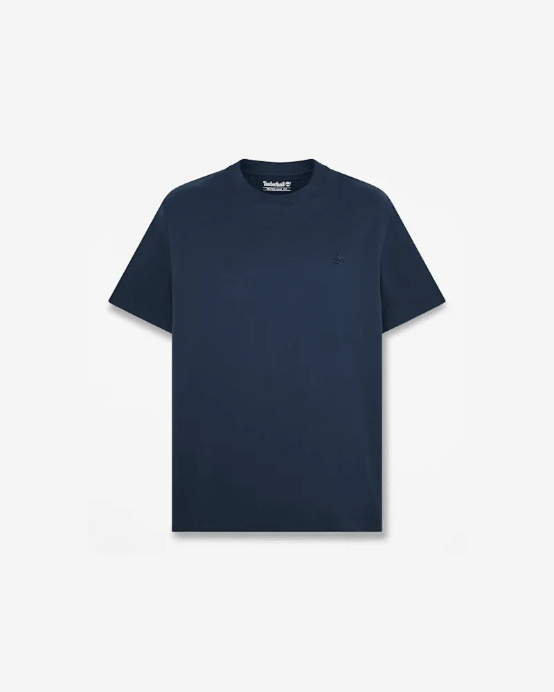Timberland Oyster River Kurzarm-T-Shirt mit regulärer Passform für Herren in Dunkelblau, Herren, Blau, Größe Blau