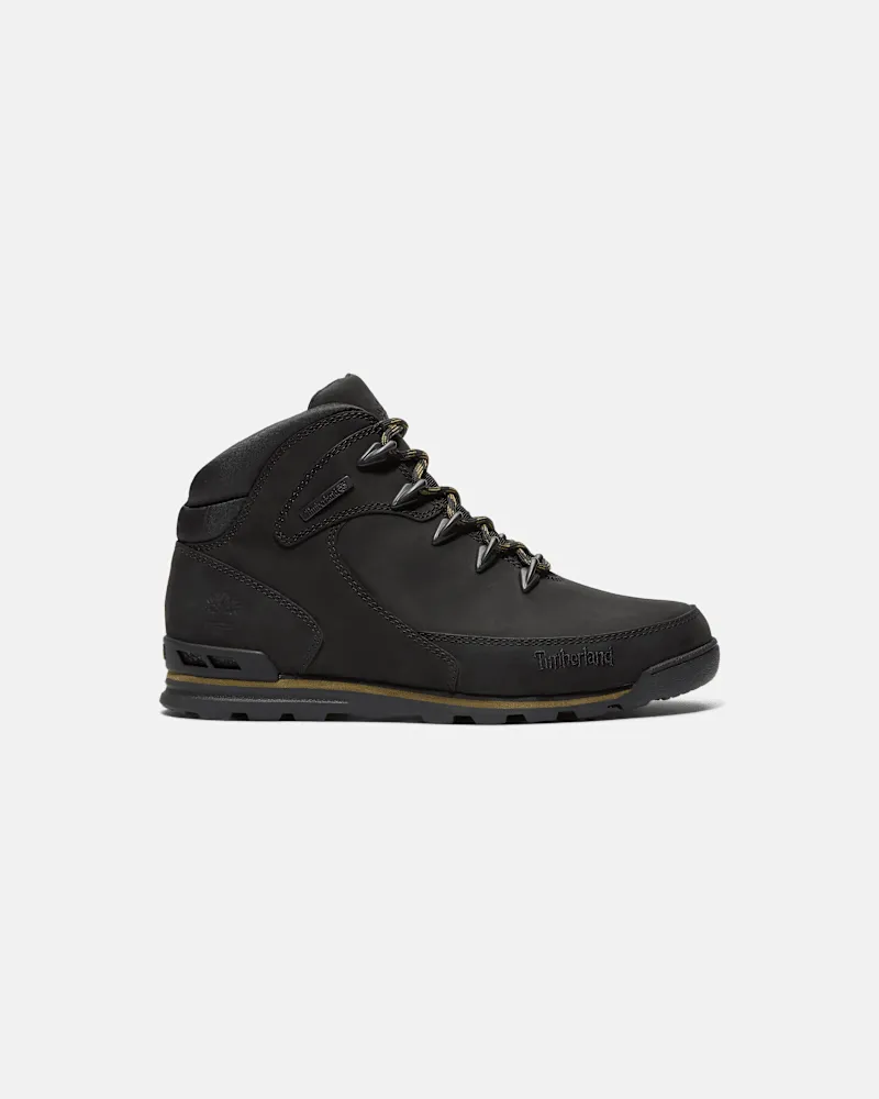 Timberland Halbhoher Euro Rock Wanderstiefel für Herren in Schwarz, Herren, Schwarz, Größe Schwarz