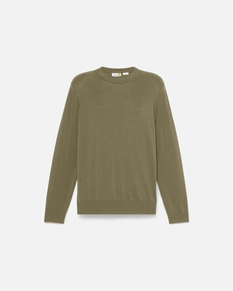 Timberland Stückgefärbter Merrymack River Pullover für Herren in Grün, Herren, Grün, Größe Grün