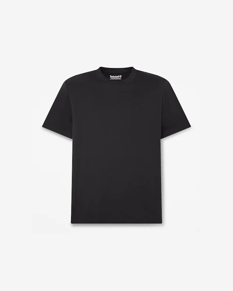 Timberland Oyster River Kurzarm-T-Shirt mit regulärer Passform für Herren in Schwarz, Herren, Schwarz, Größe Schwarz