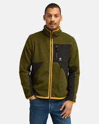 Timberland Hochflorige Fleecejacke für Herren in , Mann Grün