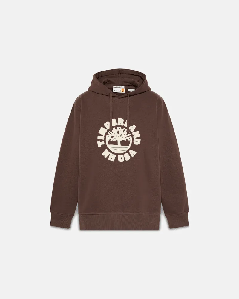 Timberland Holiday Hoodie mit Grafik für Herren in Braun, Herren, Braun, Größe Braun