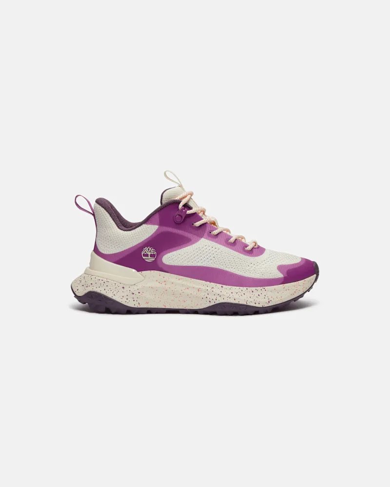Timberland Motion Access Low-Top-Sneaker zum Schnüren für Damen in Beige/Violett, Damen, Beige, Größe Beige