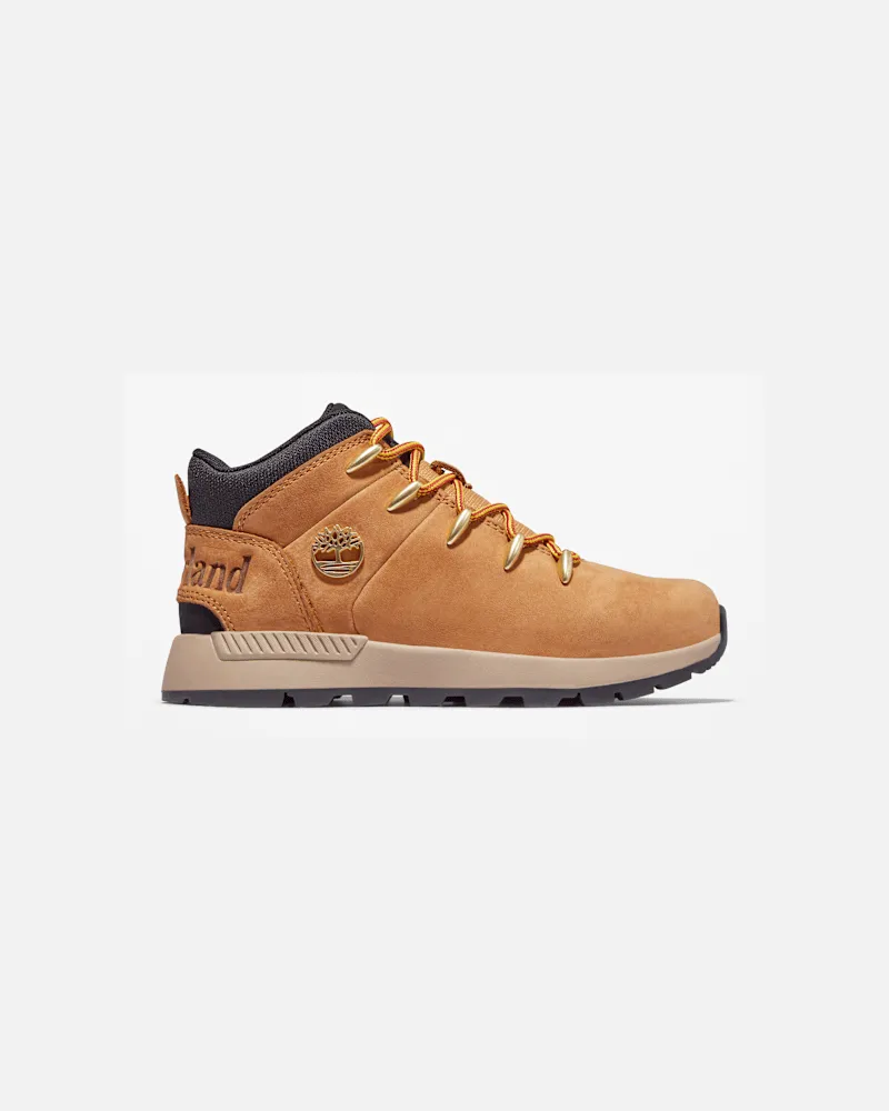 Timberland Halbhoher Sprint Trekker Sneaker mit Bungee-Schnürung für Kinder in Gelb, Gelb, Größe Gelb