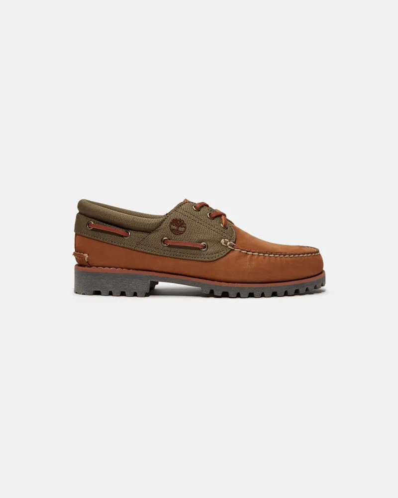 Timberland Timberland Authentic Handsewn 3-Eye Bootsschuh für Herren in Braun, Herren, Braun, Größe Braun