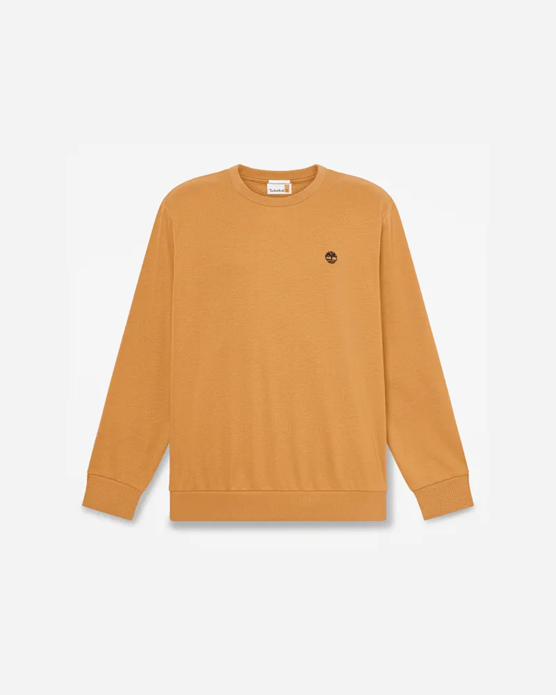 Timberland Oyster River Sweatshirt mit Rundhalsausschnitt für Herren in Gelb, Herren, Gelb, Größe Gelb