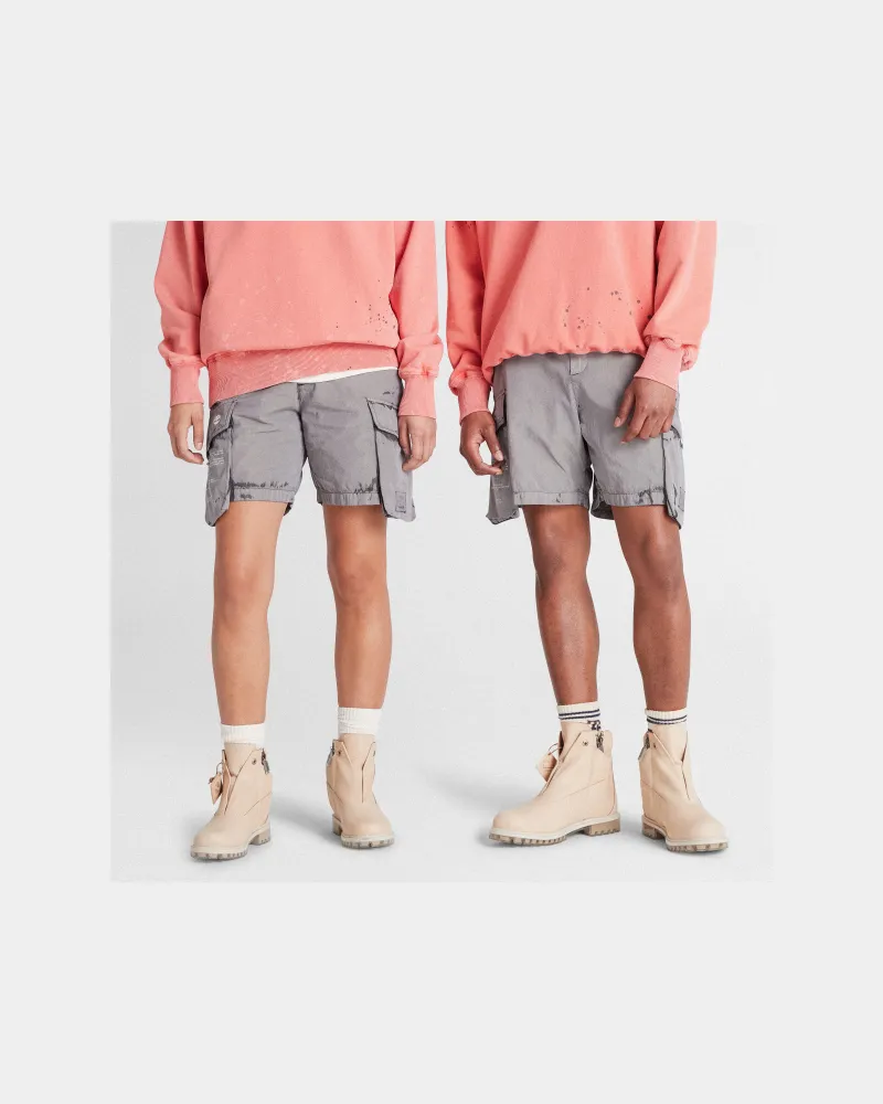 Timberland Unisex Timberland x A-COLD-WALL* Future73 Cargoshorts in Dunkelgrau, Grau, Größe Grau