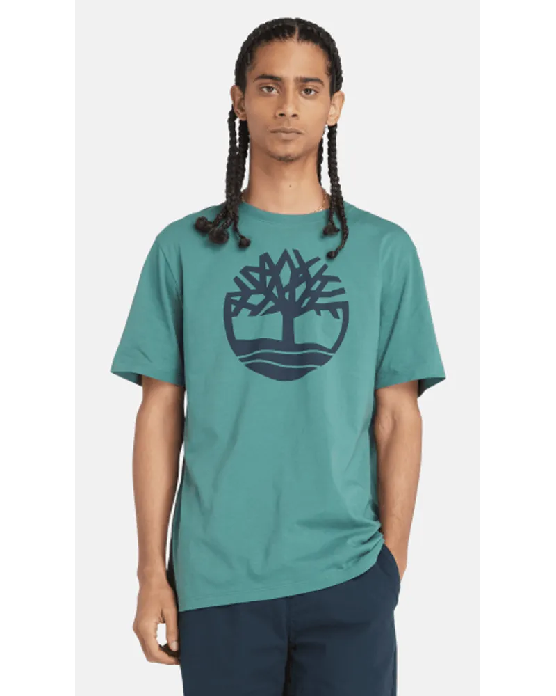 Timberland Kennebec River T-Shirt mit Baum-Logo für Herren in , Mann Petrol