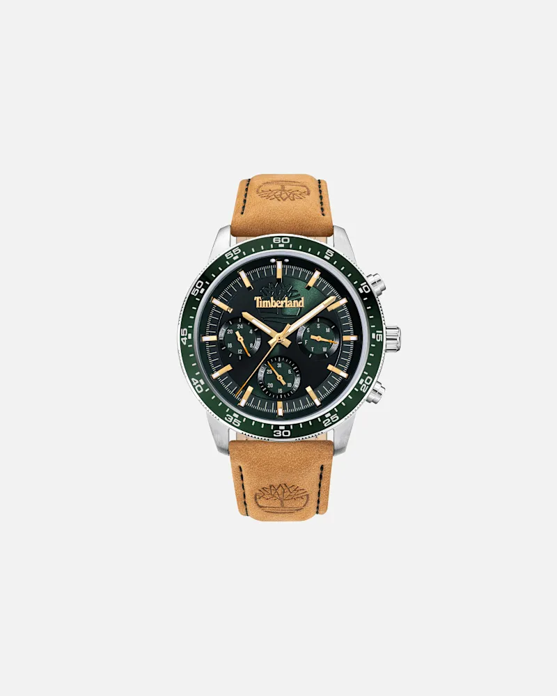 Timberland Parkman Armbanduhr mit Lederarmband für Herren, Herren, No Color No
