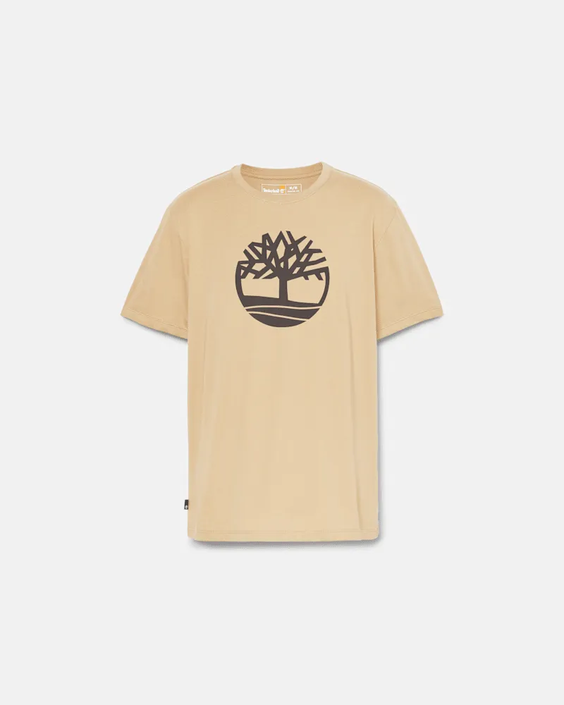 Timberland Kennebec River T-Shirt mit Baum-Logo für Herren in Beige, Herren, Beige, Größe Beige