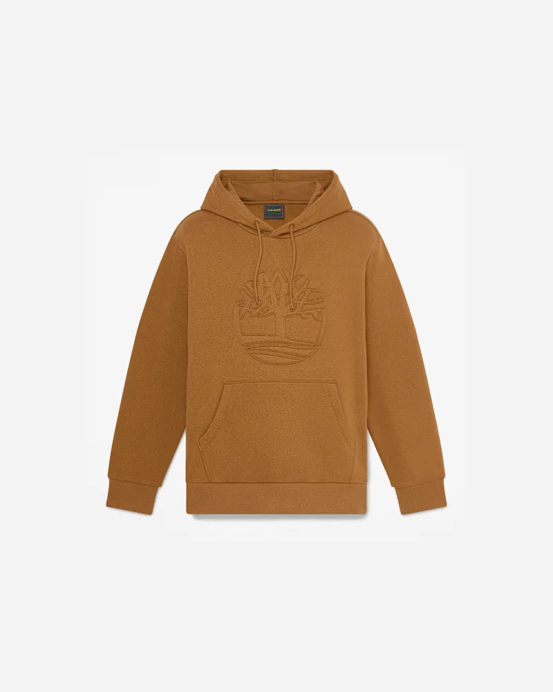 Timberland Wareham Kapuzenpullover mit Baumlogo-Aufnäher für Herren in Dunkelgelb, Herren, Gelb, Größe Gelb