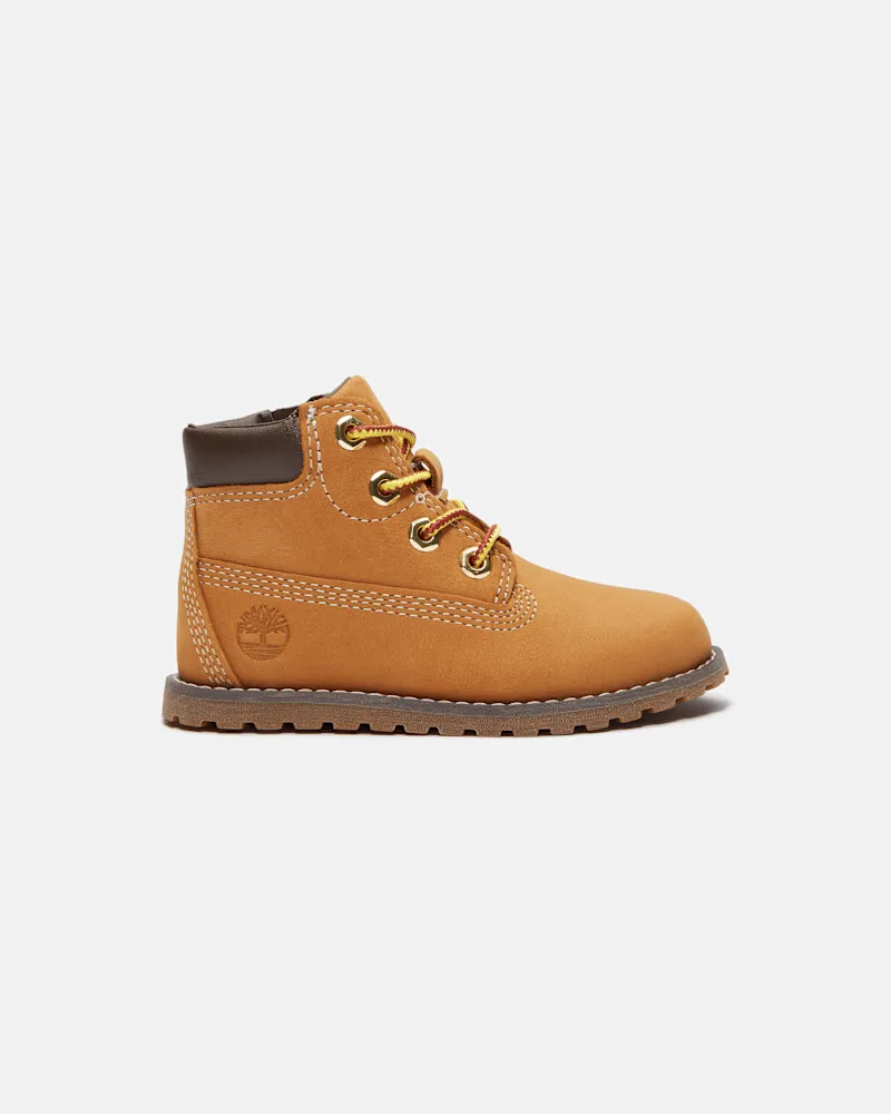 Timberland Pokey Pine Boot mit seitlichem Reißverschluss für Kleinkinder in Gelb, Gelb, Größe Gelb