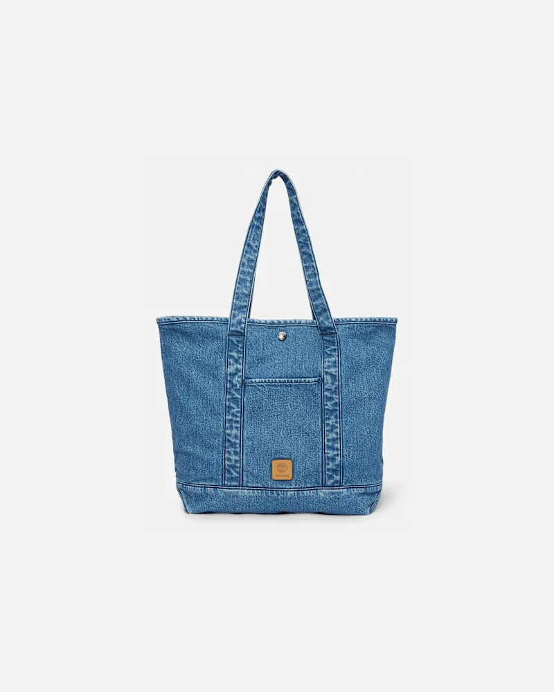 Timberland Easy Denim-Tragetasche in Blau, Blau Blau
