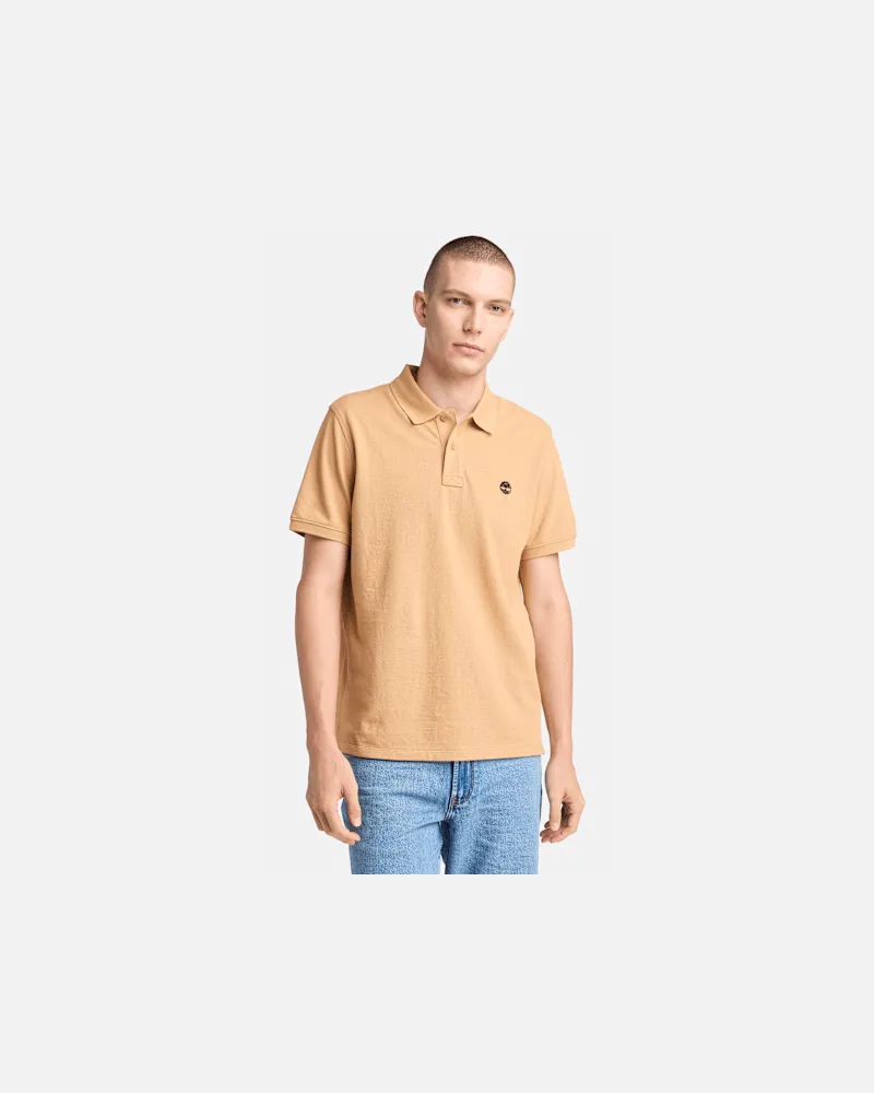 Timberland Millers River Pikee-Polohemd für Herren in Gelb, Herren, Gelb, Größe Gelb