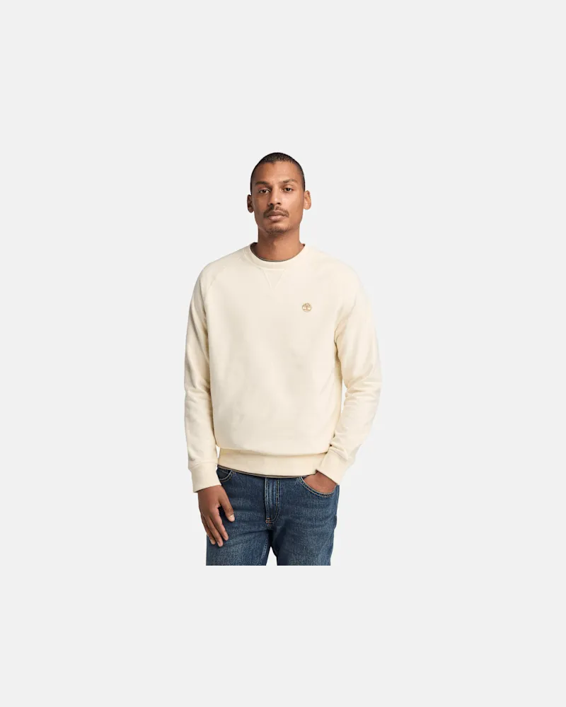 Timberland Exeter River Loopback-Sweatshirt mit Rundhalsausschnitt für Herren in Hellbeige, Herren, Beige, Größe Beige