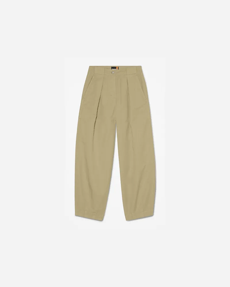 Timberland Utility-Hose aus Baumwoll-Leinenmischung für Damen in Grün, Damen, Grün, Größe Grün