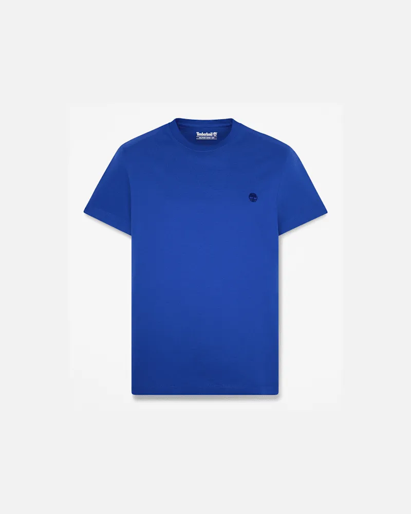 Timberland Dunstan River Kurzarm-T-Shirt mit schmaler Passform für Herren in Blau, Herren, Blau, Größe Blau