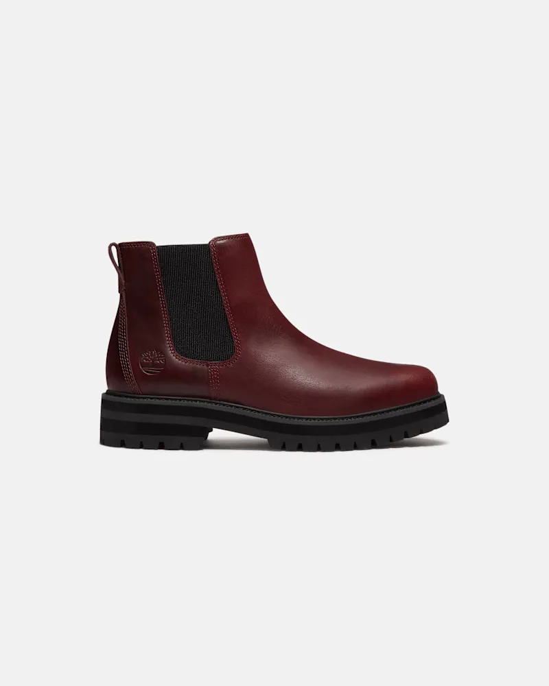 Timberland Britton Drive Chelsea Boot für Herren in Burgunderrot, Herren, Burgunderrot, Größe Burgunderrot