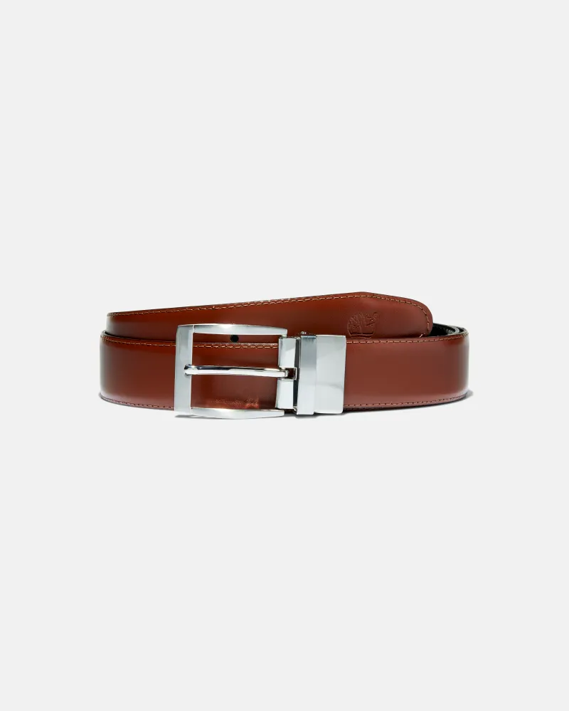 Timberland Klassischer 35 mm Bay Ridge Wende-Ledergürtel für Herren in Braun, Herren, Braun, Größe Braun