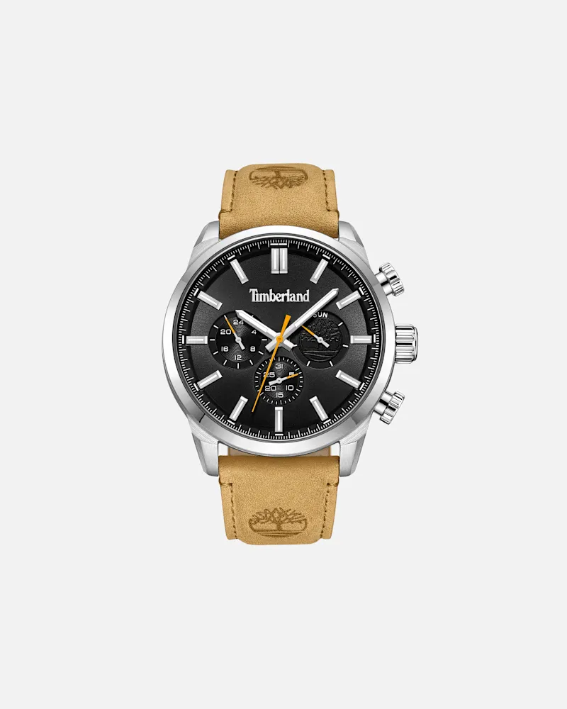 Timberland Henniker II Armbanduhr mit Lederarmband für Herren, Herren, No Color No