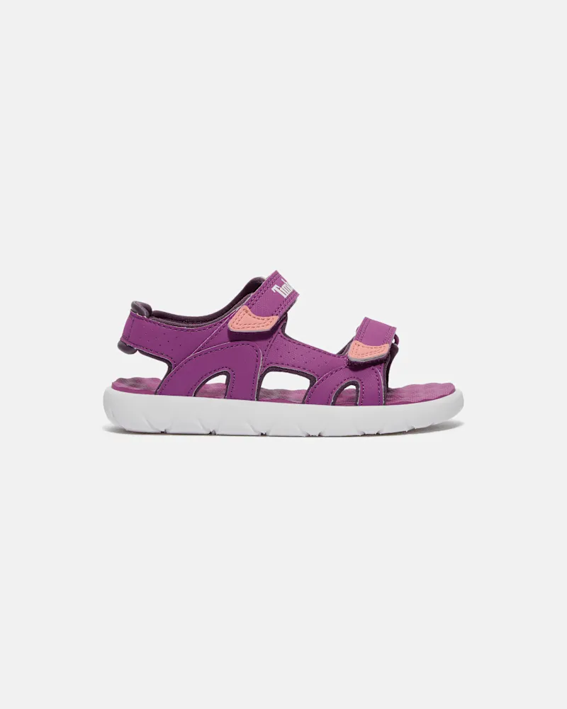 Timberland Perkins Row Sandale mit Fersenriemen für Jugendliche in Violett, Violett, Größe Violett