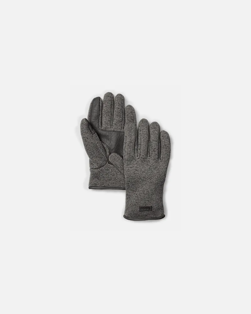 Timberland Sweater Strickhandschuhe in Dunkelgrau, Herren, Grau, Größe Grau