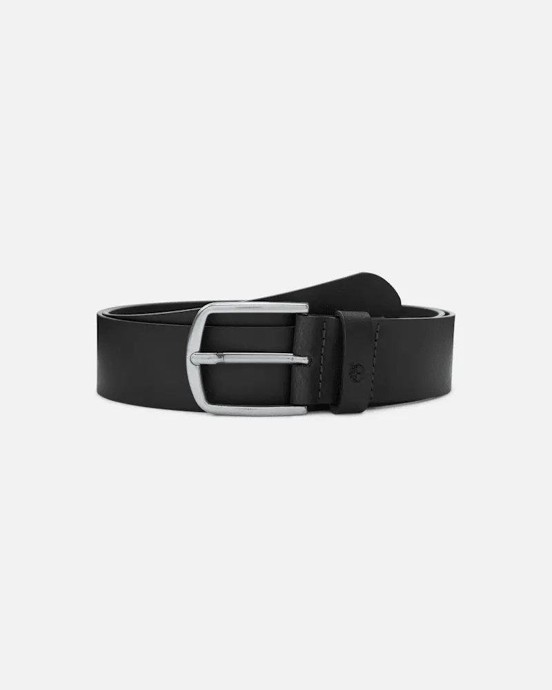 Timberland Bluff Point Ledergürtel in Schwarz, Herren, Schwarz, Größe Schwarz
