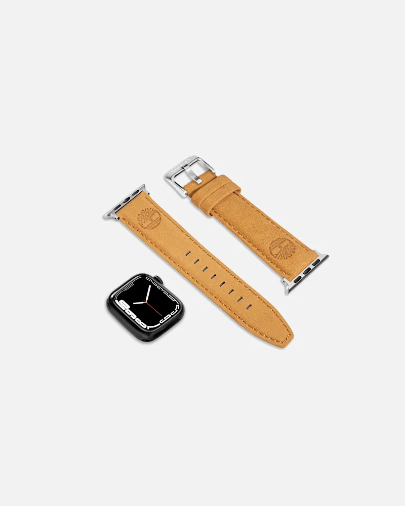 Timberland Beigefarbenes Lacandon Lederarmband für Herren in Gelb, Herren, Gelb Gelb