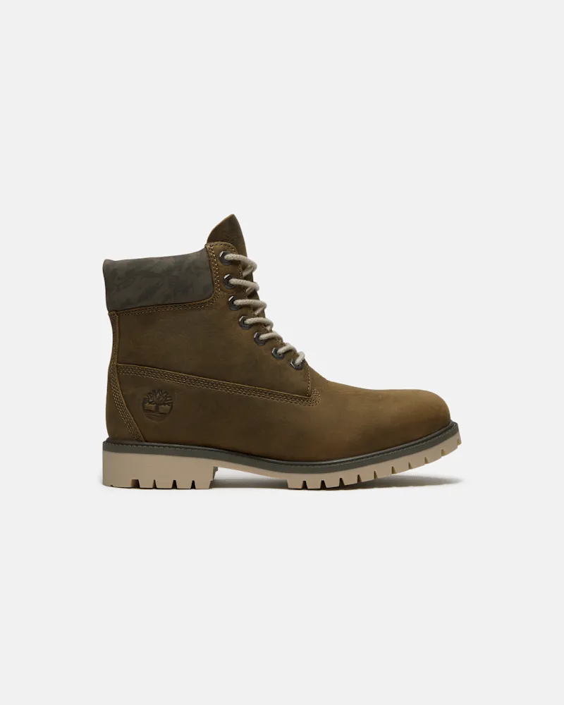 Timberland Wasserdichter Timberland Heritage 6-Inch Boot für Herren in Dunkelgrün, Herren, Grün, Größe Grün