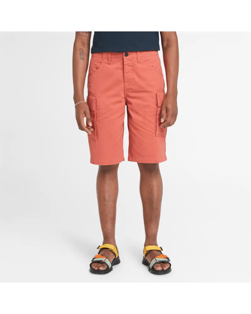 Timberland Twill-Cargoshorts für Herren in Hell, Mann Orange