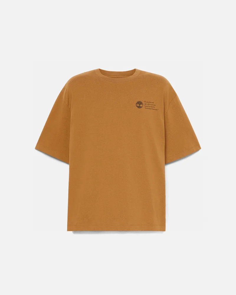 Timberland All Gender „Archive Boot" T-Shirt in Dunkelgelb, Gelb, Größe Gelb