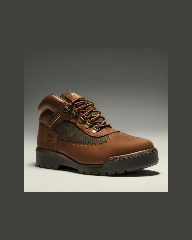 Timberland Wasserdichter halbhoher Field Boot für Herren in Braun, Herren, Braun, Größe Braun