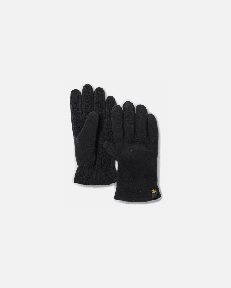 Timberland Handschuh mit Fleecefutter Schwarz, Schwarz, Größe Schwarz