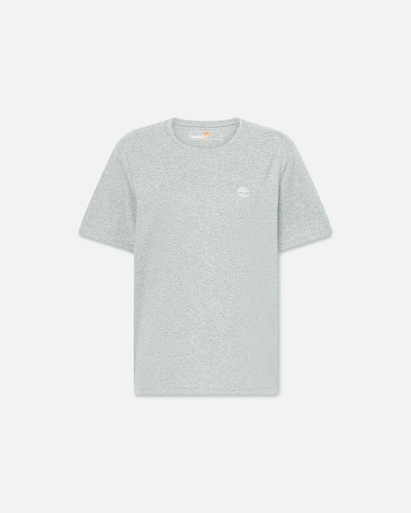 Timberland Dunstan Kurzarm-T-Shirt für Damen in Hellgrau, Damen, Grau, Größe Grau