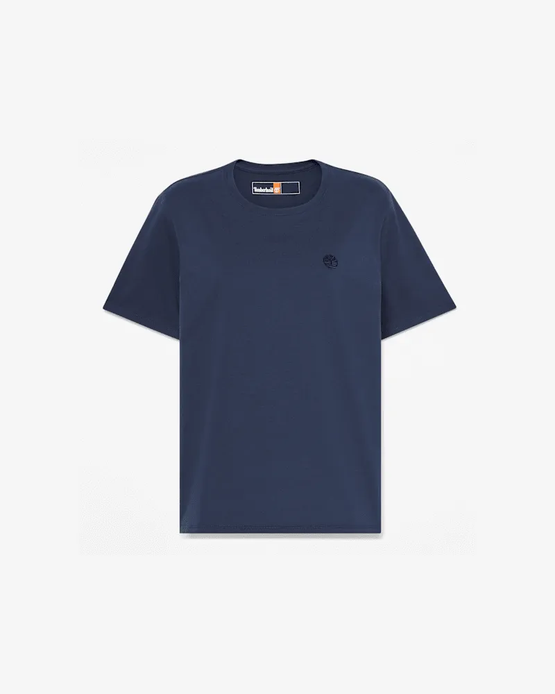 Timberland Dunstan Kurzarm-T-Shirt für Damen in Dunkelblau, Damen, Blau, Größe Blau