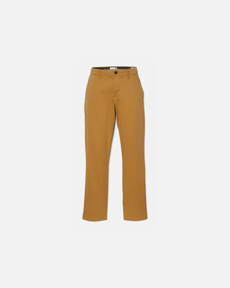 Timberland Claremont Chinohose aus Twill mit schmalem Bein für Herren in Dunkelgelb, Herren, Gelb, Größe Gelb