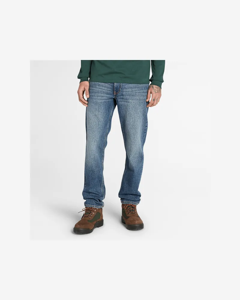 Timberland Schmal geschnittene Sandown Jeans für Herren in Blau, Herren, Blau, Größe Blau