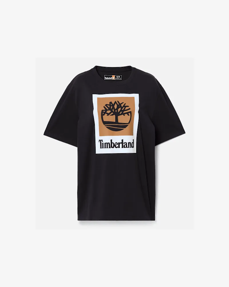 Timberland Oversize T-Shirt für Damen in Schwarz, Damen, Schwarz, Größe Schwarz