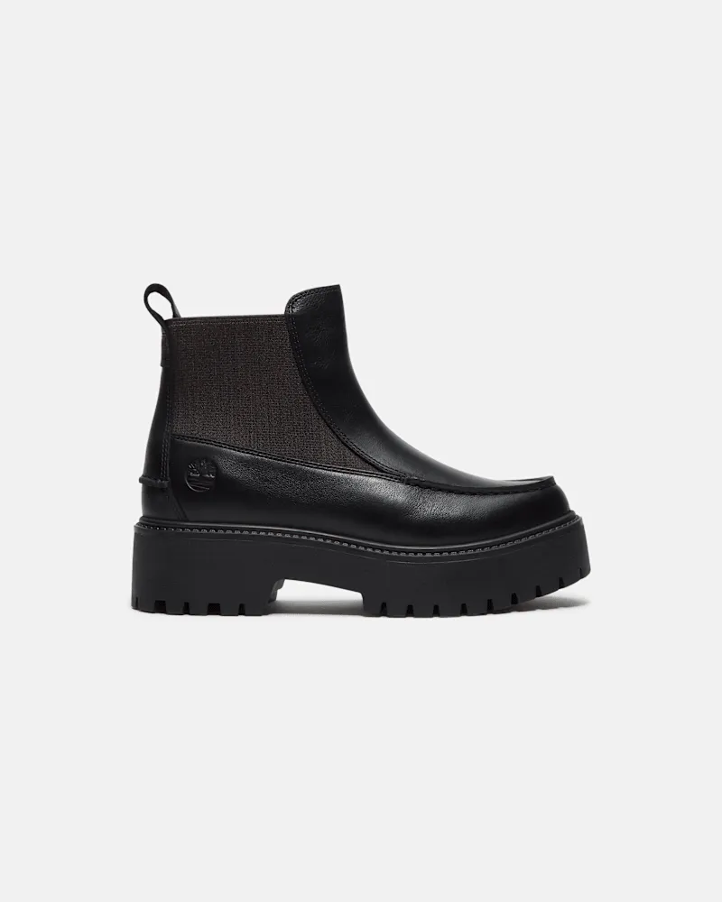 Timberland Stone Street Chelsea Boot mit Plateausohle für Damen in Schwarz, Damen, Schwarz, Größe Schwarz