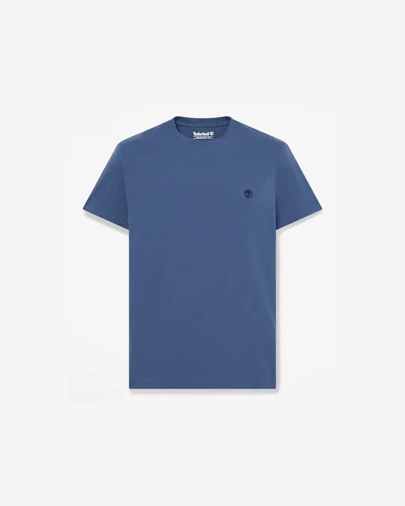 Timberland Dunstan River Kurzarm-T-Shirt mit schmaler Passform für Herren in Dunkelblau, Herren, Blau, Größe Blau