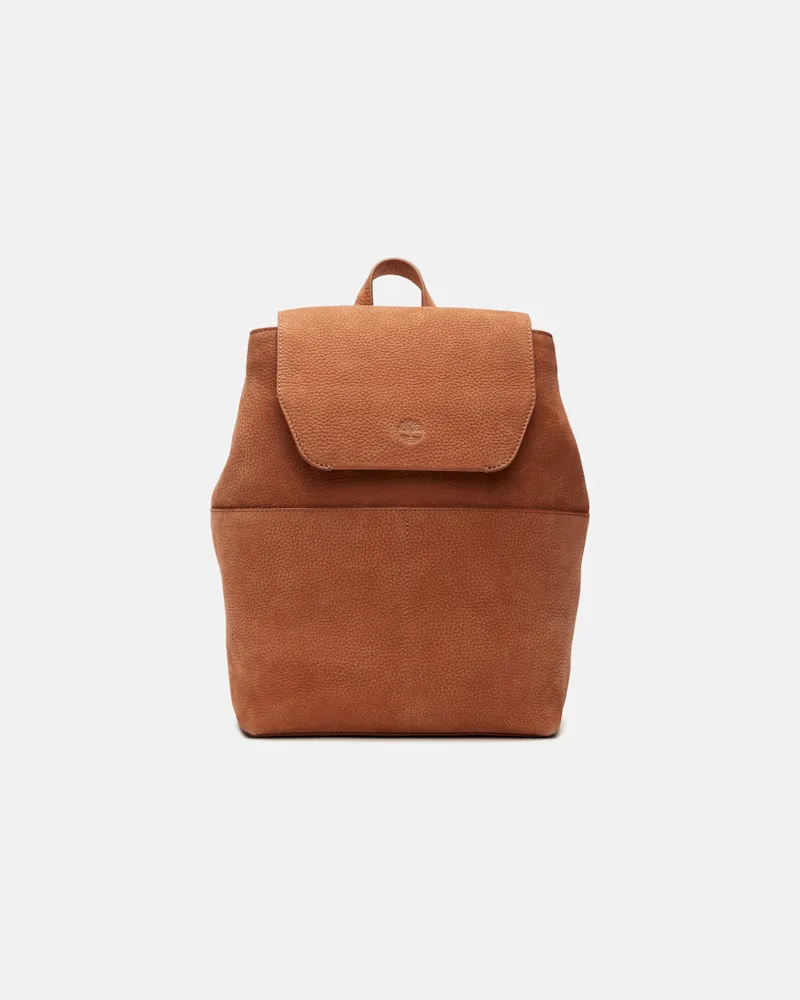 Timberland 11-Liter-Rucksack aus weichem Leder in Braun, Damen, Braun Braun