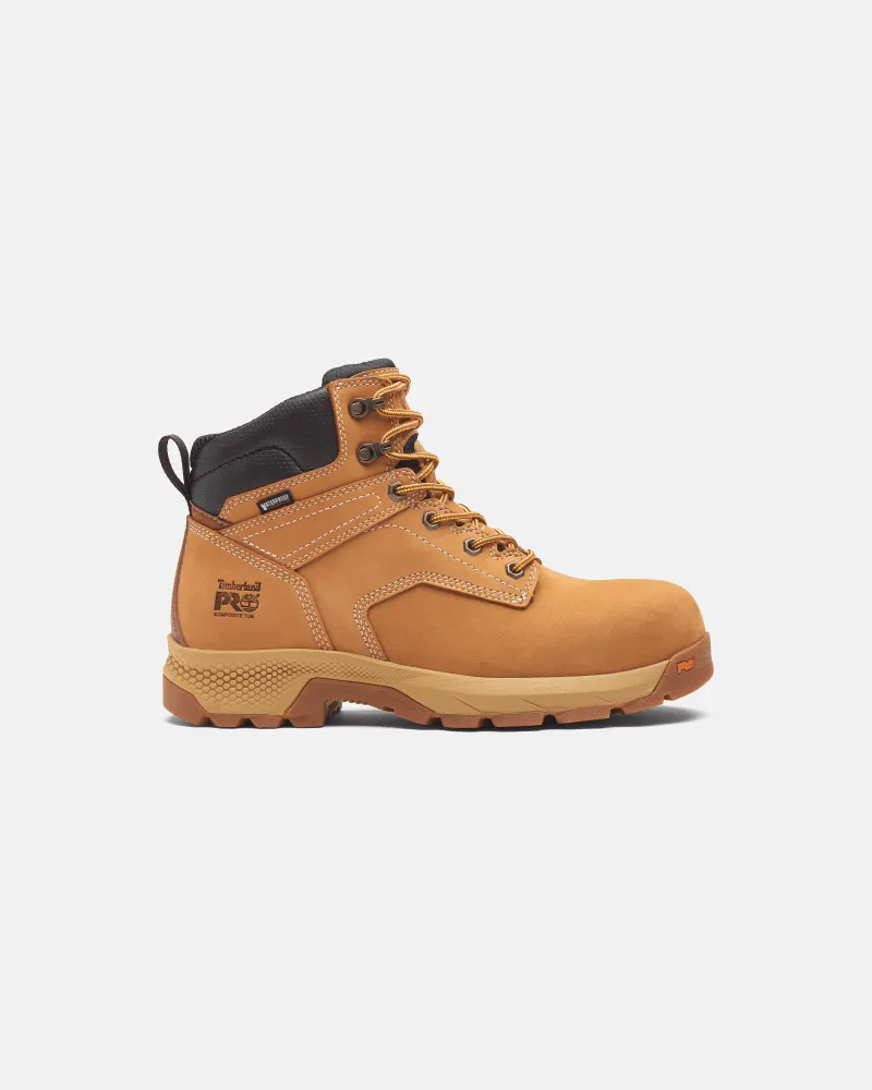 Timberland Wasserfester TiTAN EV 6-Inch Work Boot mit Zehenschutz aus Verbundwerkstoff für Herren in Gelb, Herren, Gelb, Größe Gelb