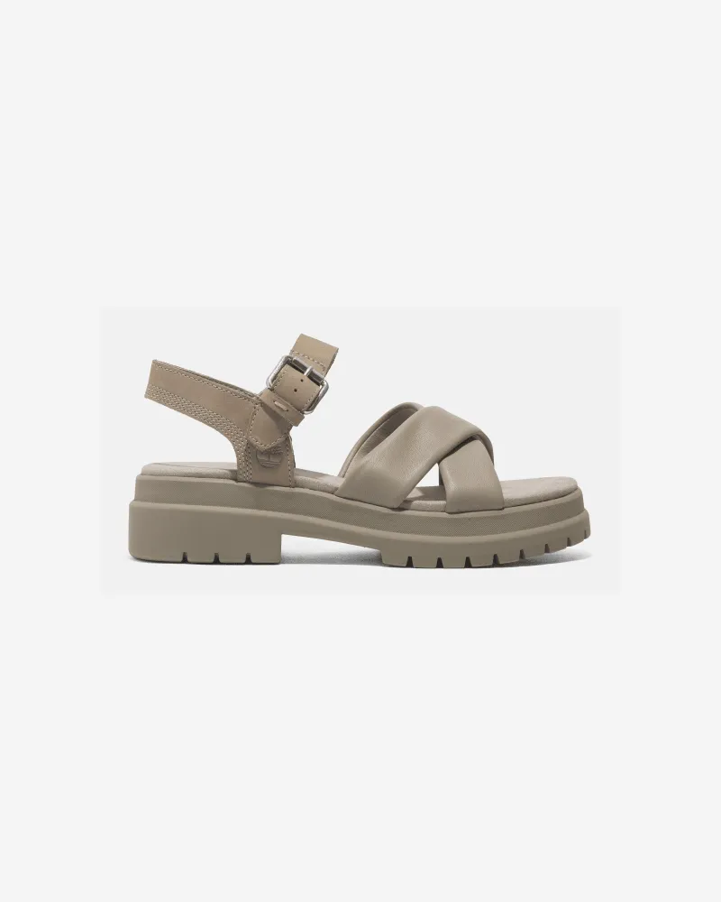 Timberland London Vibe Sandale mit Fersenriemen für Damen in Beige, Damen, Beige, Größe Beige