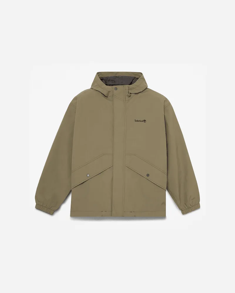 Timberland Wasserdichte Weatherline Shell-Jacke für Herren in Dunkelgrün, Herren, Grün, Größe Grün